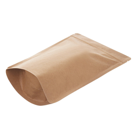 Resealable kraft paper bag lined aluminum foil 750 ml (250 pcs)