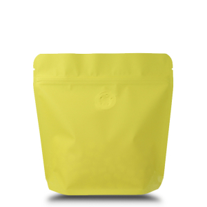 Yellow with ziplock + valve 350 ml (100 pcs)