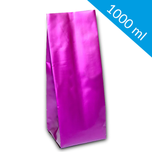 Side Gusset Bags fuchsia 1000 ml (100 pcs)